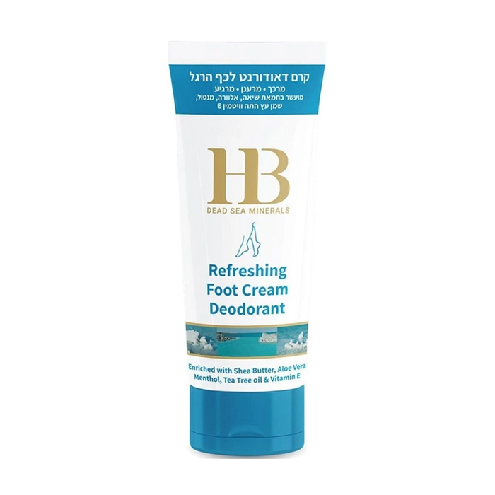 Крем-дезодорант для ніг Health And Beauty Refreshing Foot Cream Deodorant з охолоджувальним ефектом, 100 мл